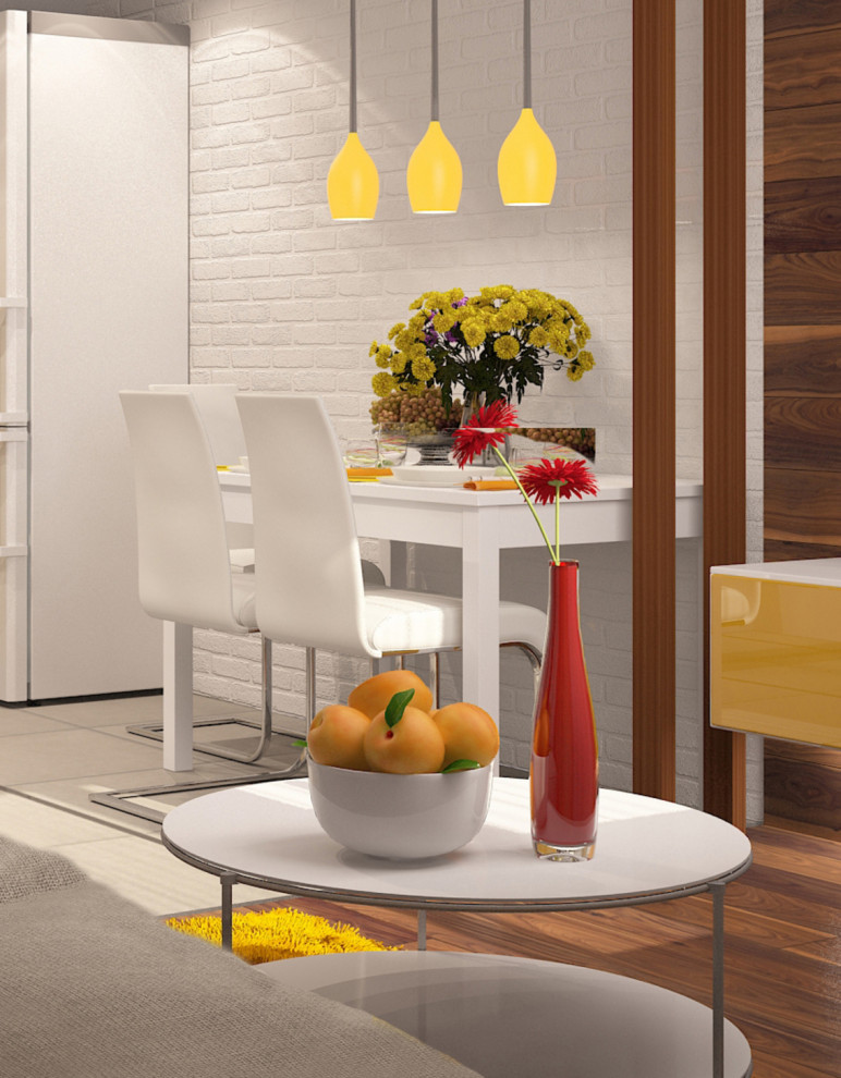 Дизайн кухни-гостиной