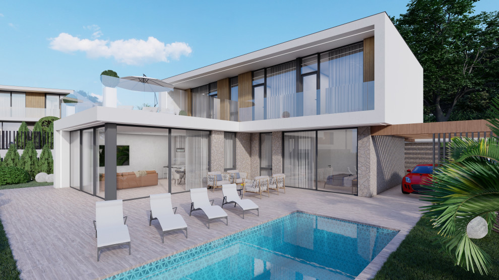 Жилой квартал частных домов, район Ручей Видный