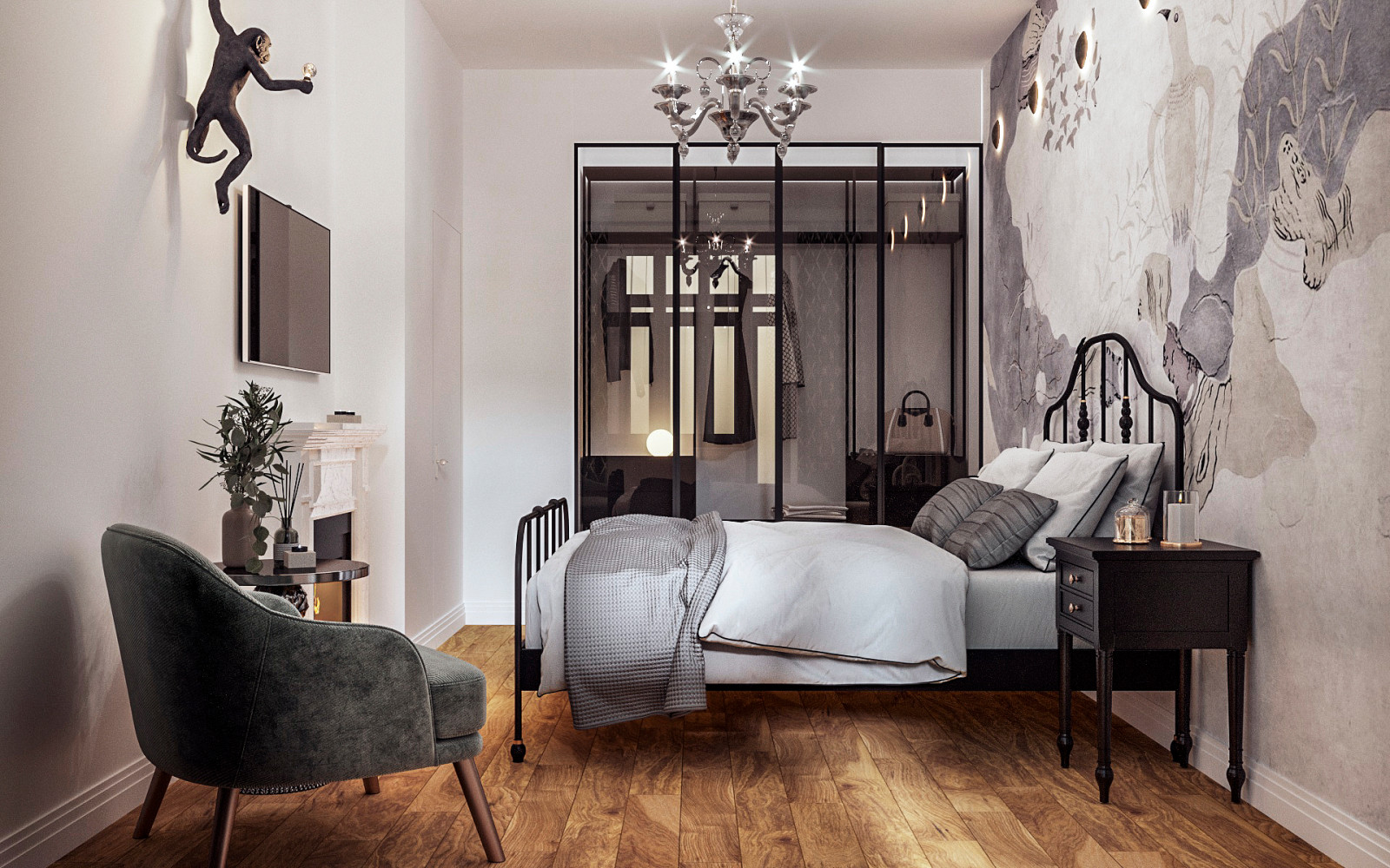 Квартира в колониальном стиле