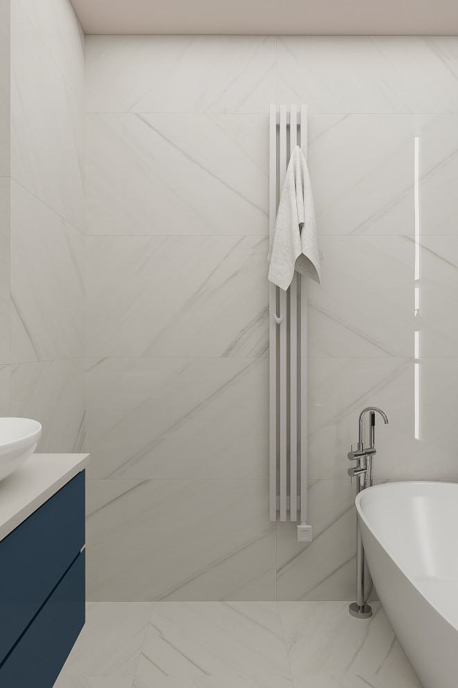 Двухуровневая квартира для молодой семьи