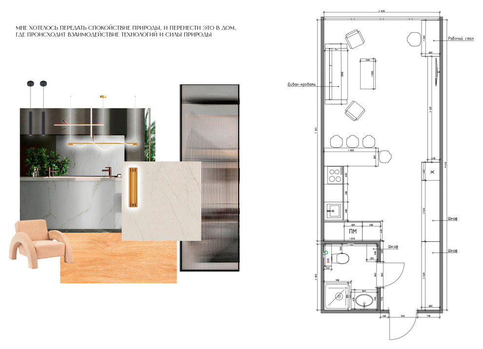 Коллажи для интерьера