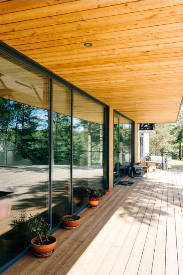 Частный коттедж, реализованный партнёрами Alutech