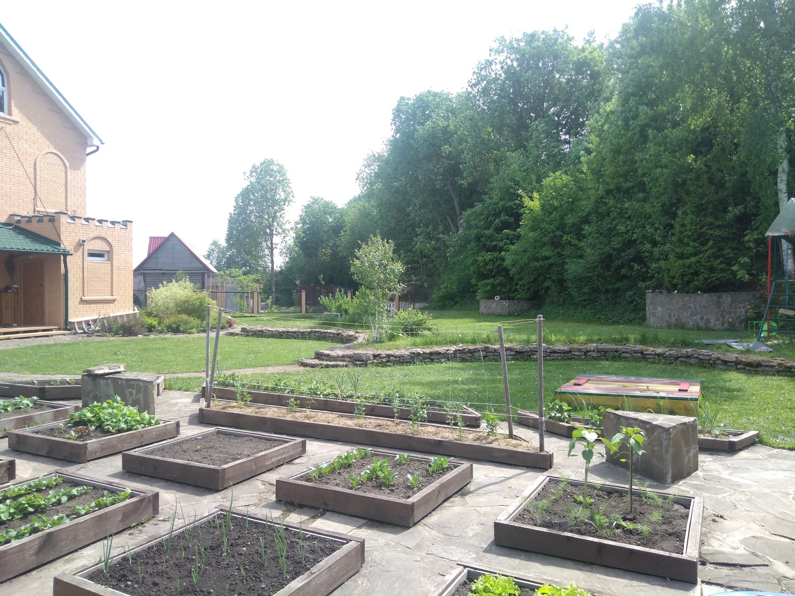 Фотографии готовых садов