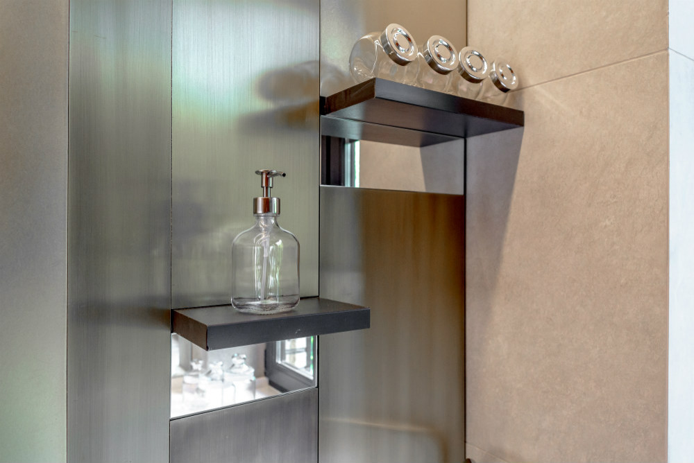 Латунные стеновые панели для проекта peredelka.tv