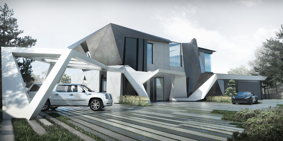 Проект Parametric residence - архитектура  день