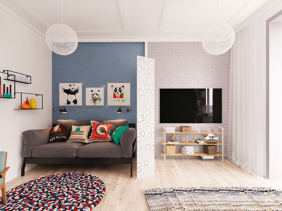 Обложка проекта: Квартира. Скандинавский стиль. Метро Калужская.