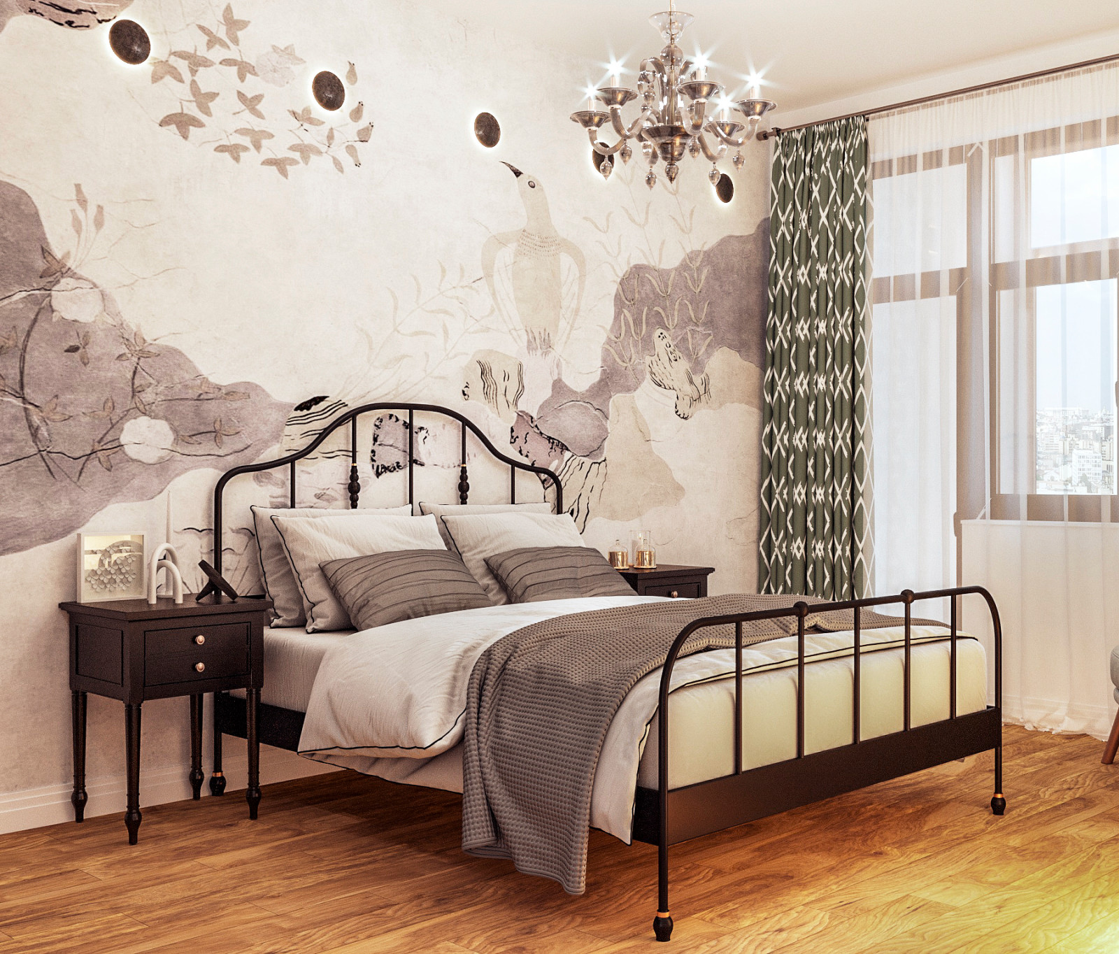 Квартира в колониальном стиле