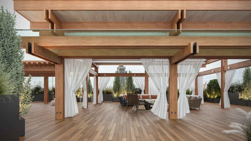 Терраса на крыше