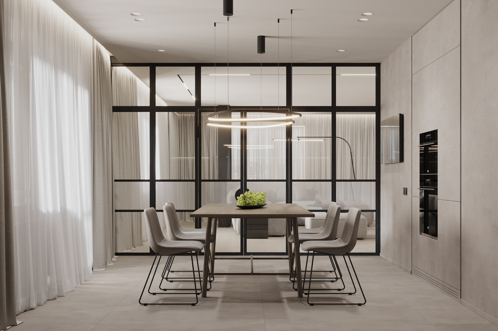 Дизайн квартиры 140м² в Красноярске, ЖК "Александровский"