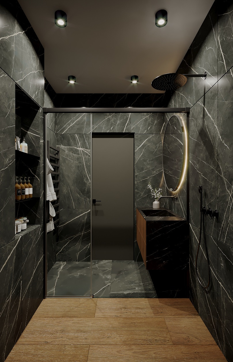 Дизайн 2-х комнатной квартиры 77 кв.м