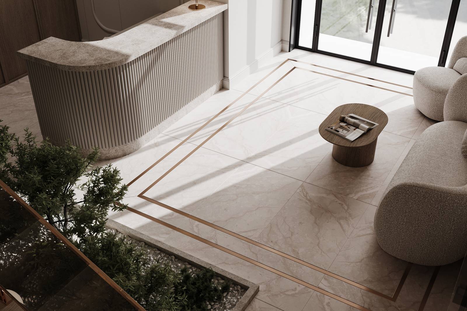 Дизайн лобби отеля в г.Сухум