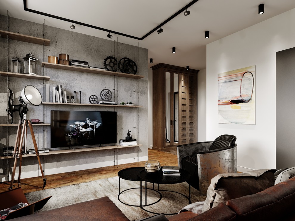 Проект квартиры в стиле лофт