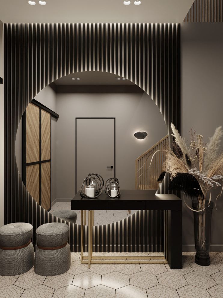 Обложка проекта: Холл с лестничным пространством