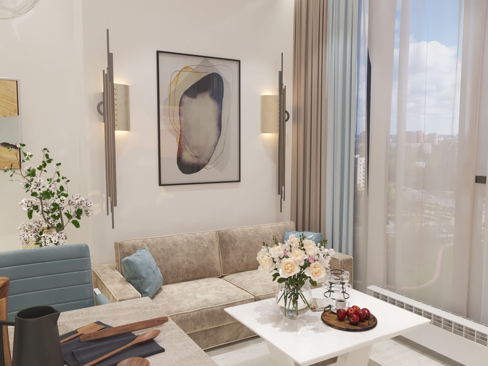 Дизайн Проект квартиры СПБ ЖК 5 Звезд