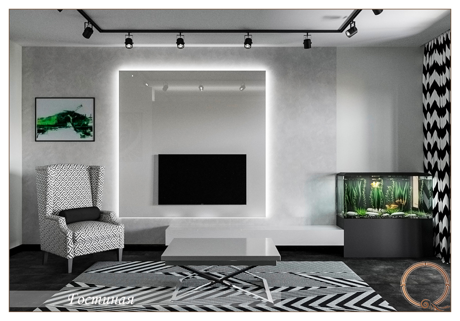 Обложка проекта: квартира, стиль лофт ЖК Слобода