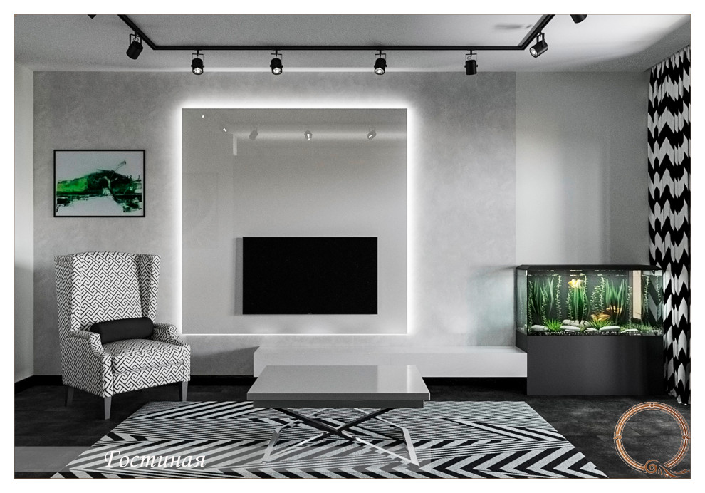 Обложка проекта: квартира, стиль лофт ЖК Слобода