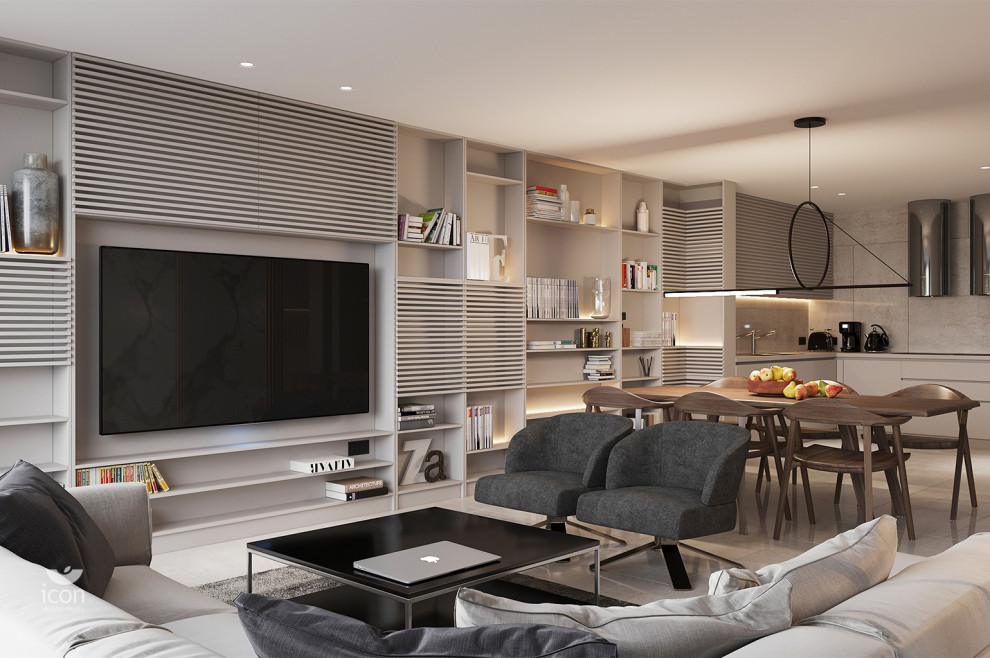 Стилистическая концепция интерьеров коливинга Люксембург