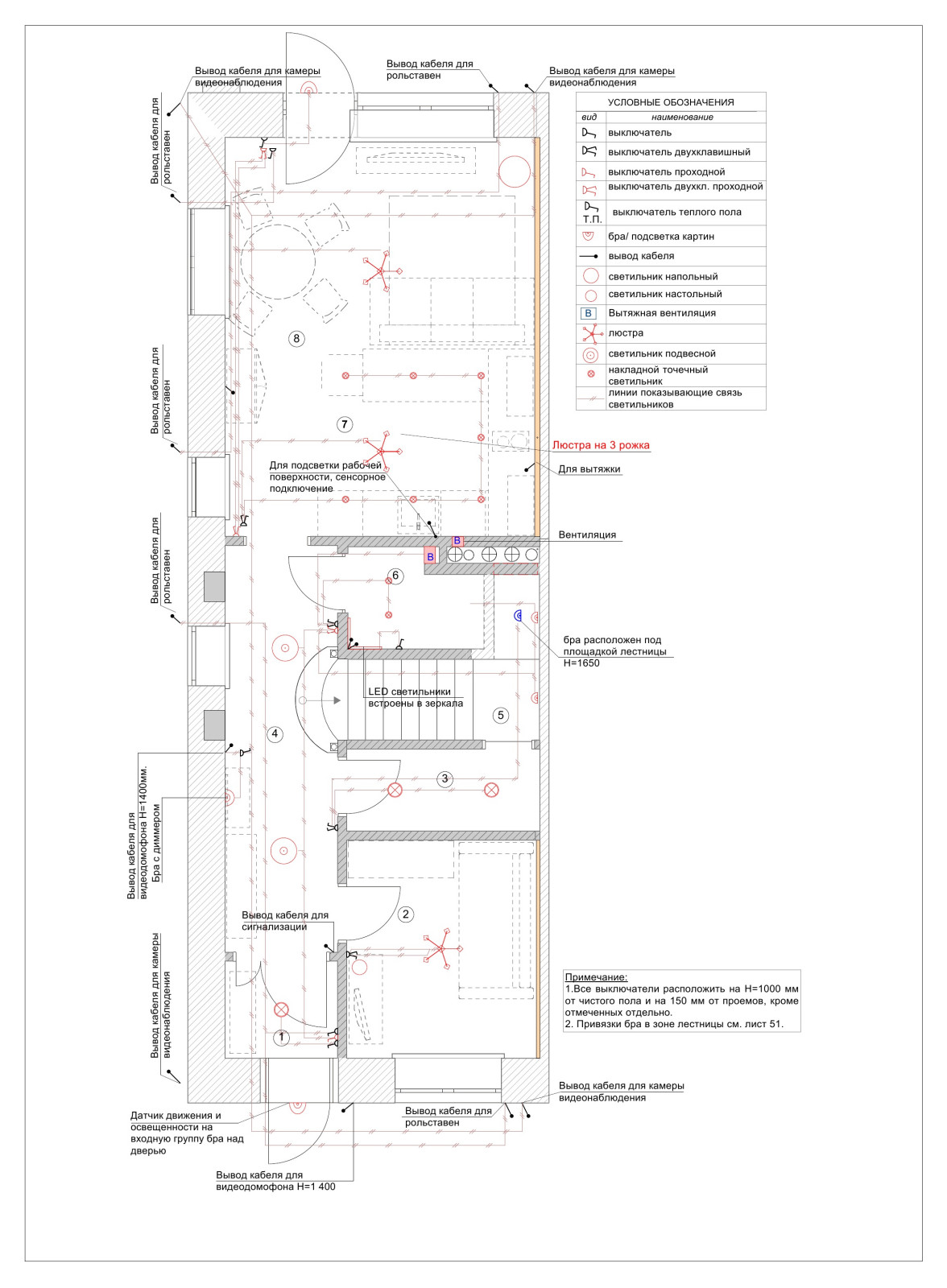 Рабочий и эскизный  проект. Таун-хауз Вяземское 156 м.кв.