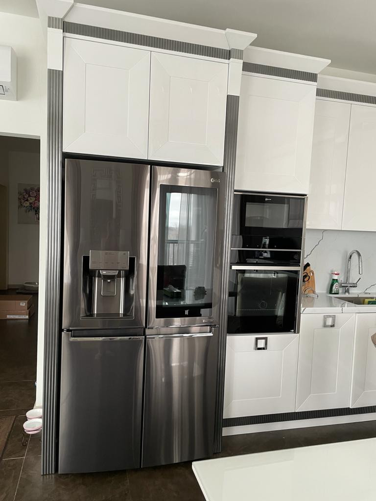 Обложка проекта: Фото готового интерьера кухни-гостиной ЖК Ботанический сад г. Москва