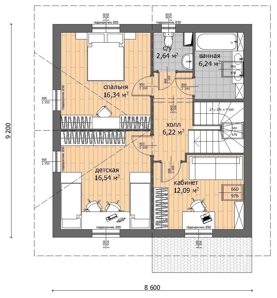 Каменный дом, 121 кв.м.