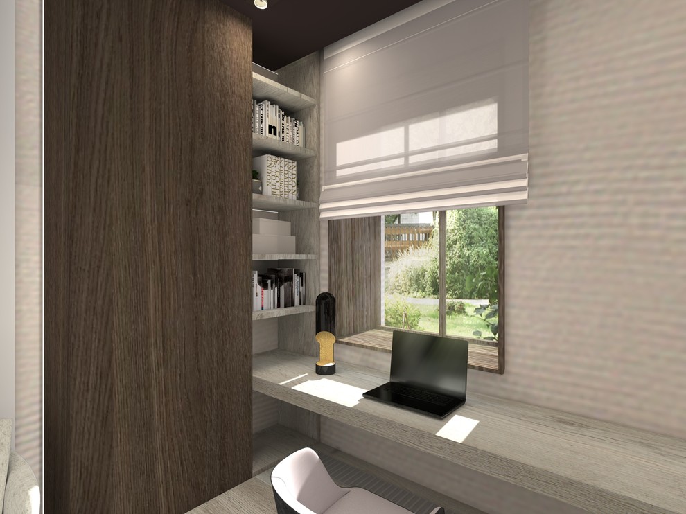 Тишина внутри. Квартира 155,7 кв м в ЖК "Полянка-44"