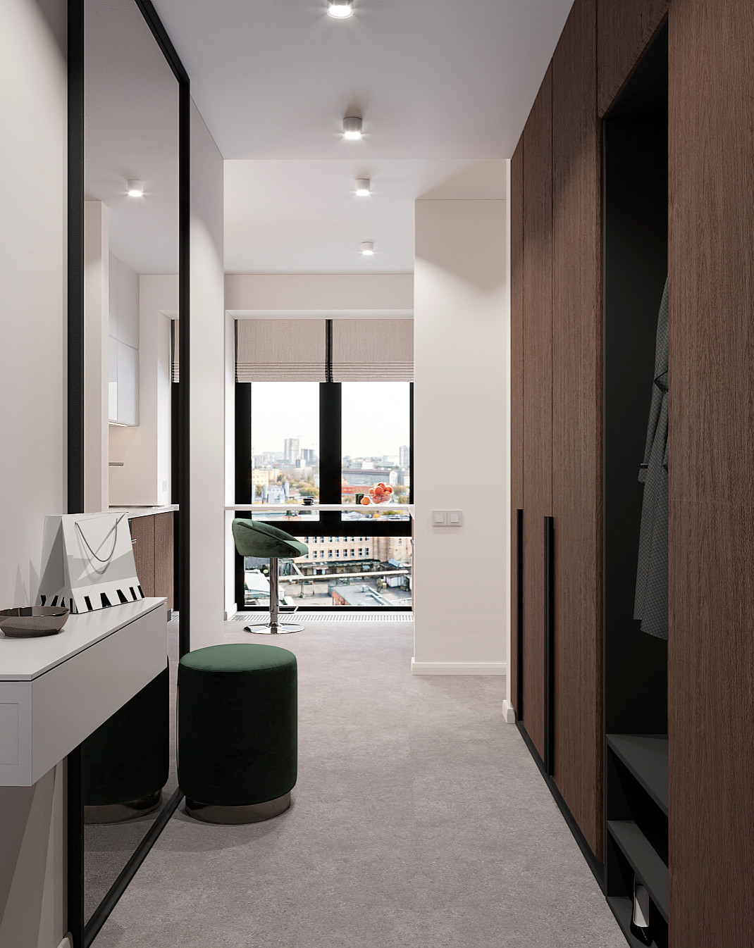 Дизайн-проект двухкомнатной квартиры с кухней-гостиной