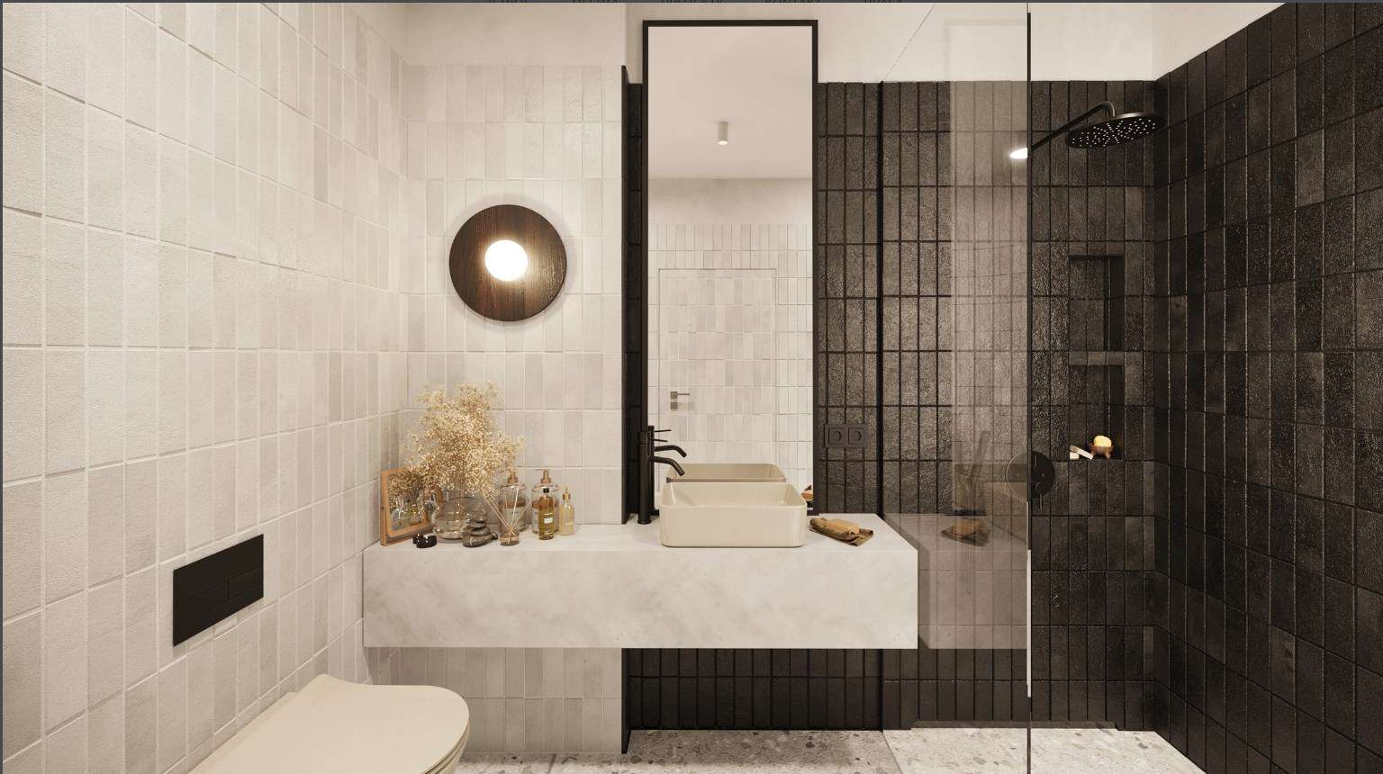 Ванная комната из проекта квартира для режиссера