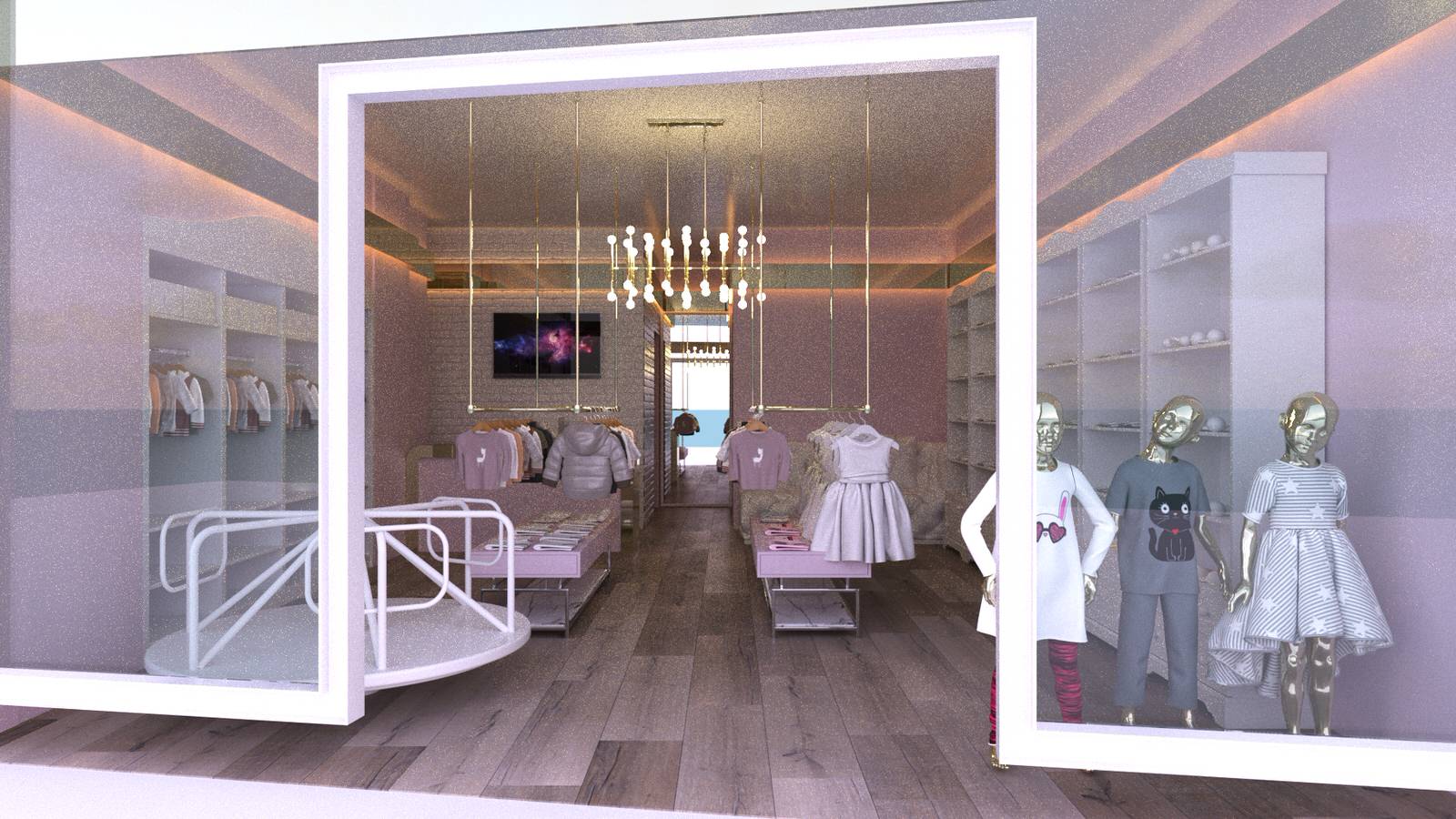 Shop_005_визуализация интерьера магазина в "ТРЦ МЕГАМАГ"
