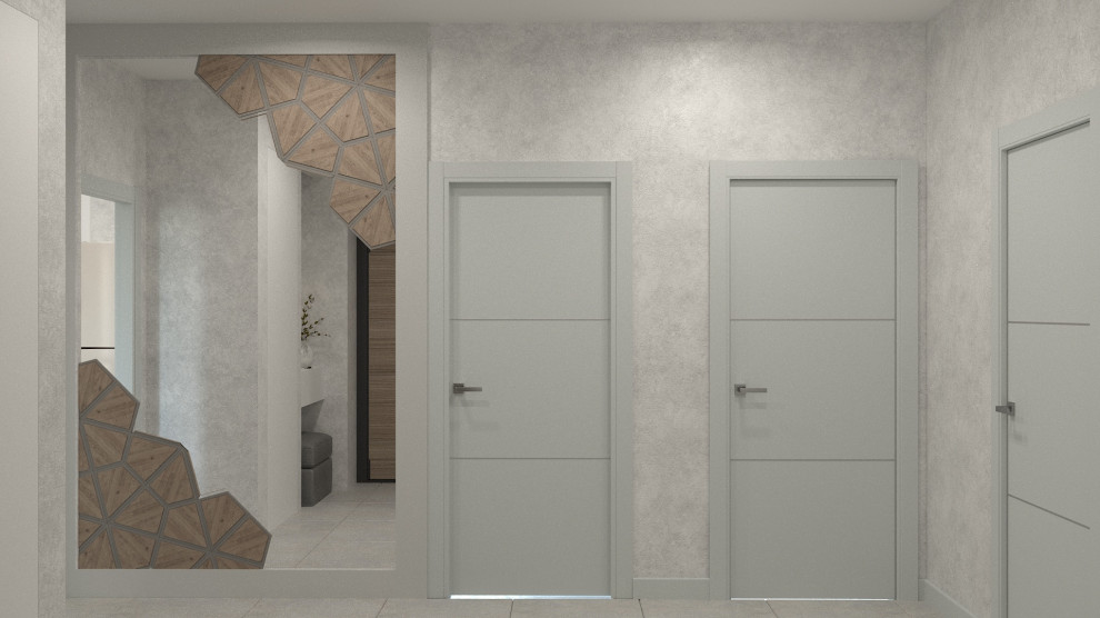 Обложка проекта: Дизайн проект квартиры в светлых тонах в ЖК Фамилия