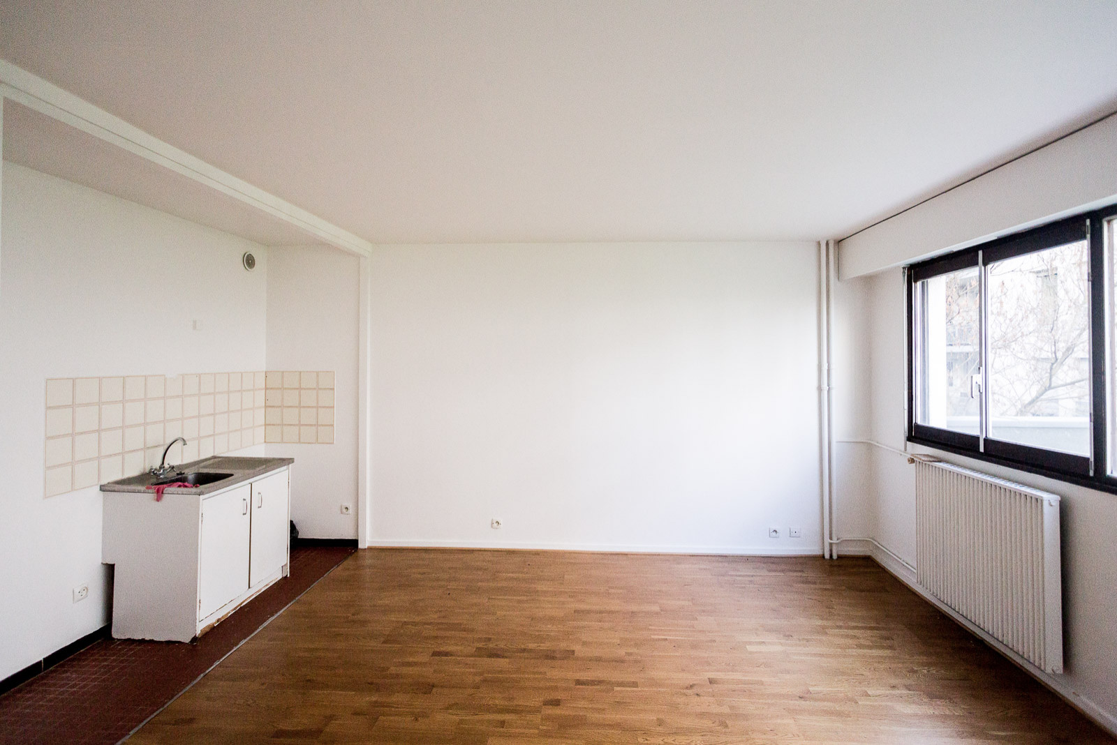 До и после: Переделка парижской студии 30 кв.м.