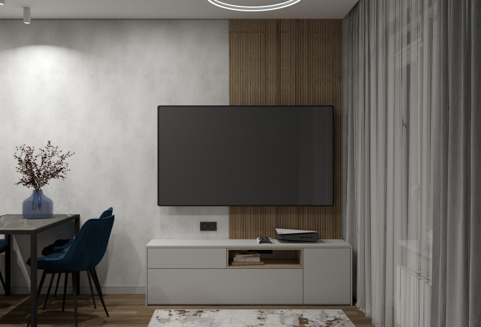 Дизайн-проект 1к-квартиры в Кудрово