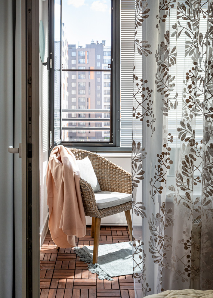 Цвет и геометрия в квартире для юной девушки