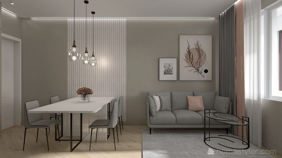 Кухня-гостиная современный стиль