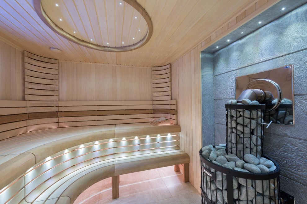 Баня в загородном доме.