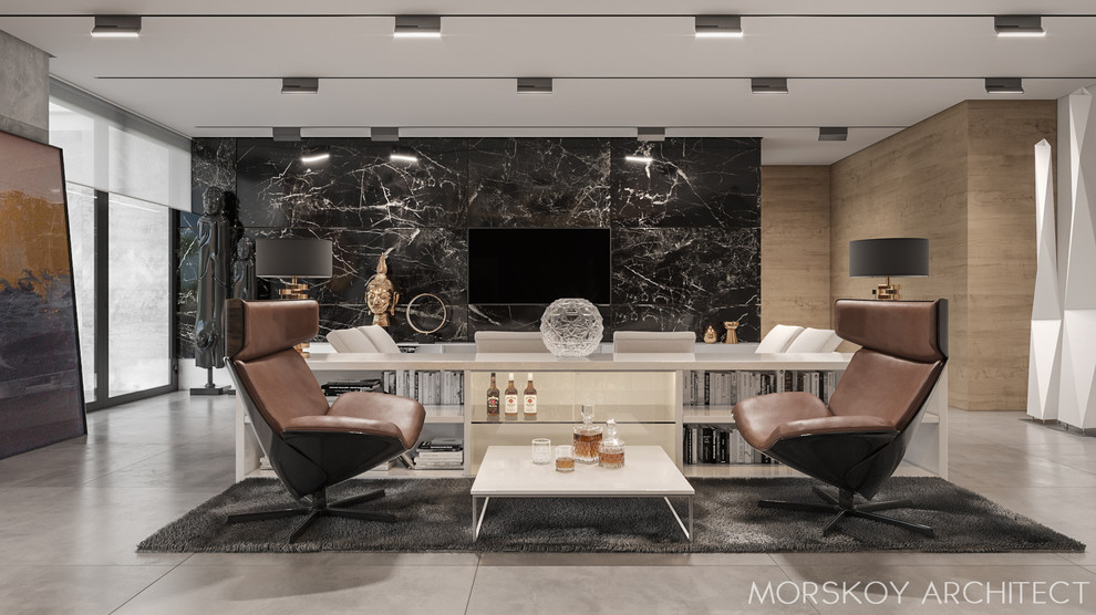 Interior of the apartment house 600 m²