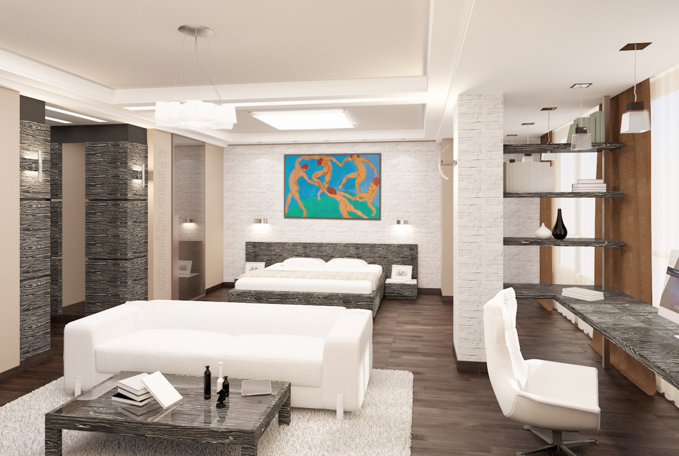 Обложка проекта: Дизайн-проект квартиры в жилом комплексе "СКАЙ ФОРТ"