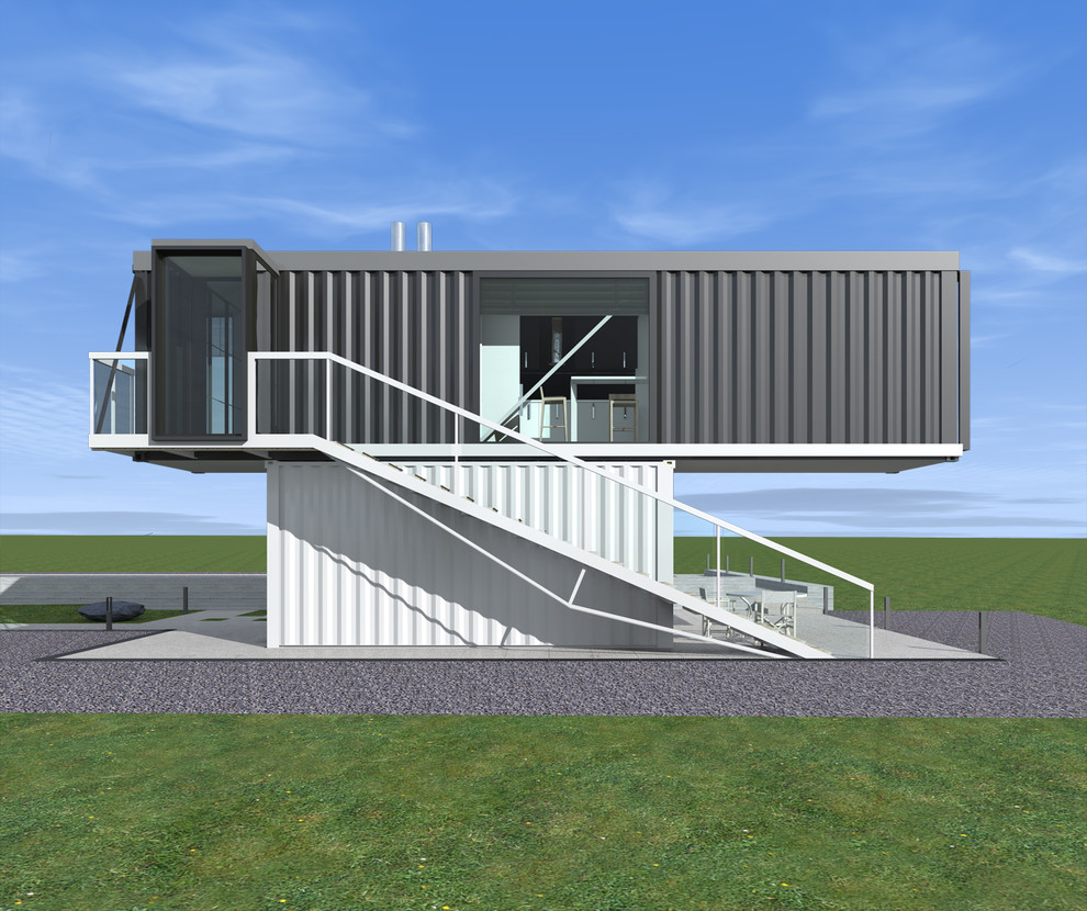 Малый гостевой дом из грузовых морских контейнеров