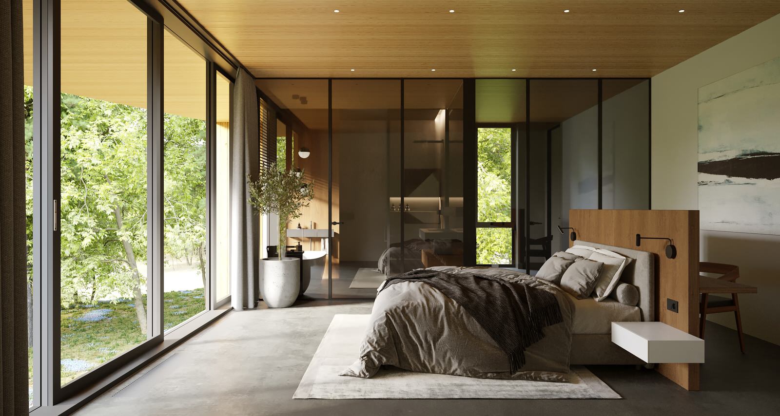 Дом в Лесном Пейзаже