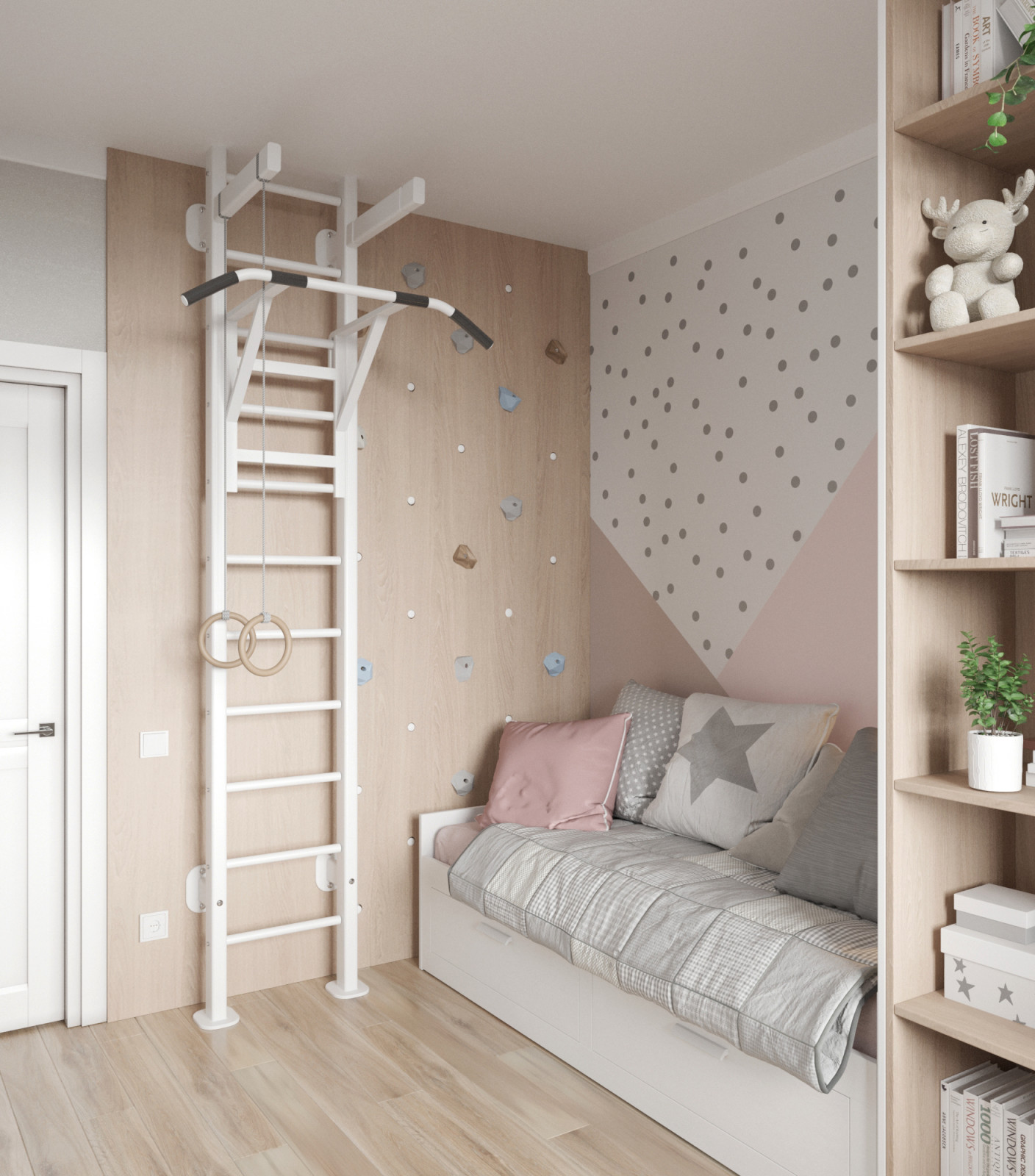 Проект квартиры в современном стиле в ЖК Скандинавия