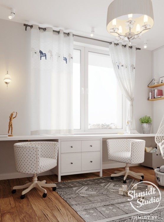 Проект интерьера "Очаровывающий", Москва, 100 м.кв.