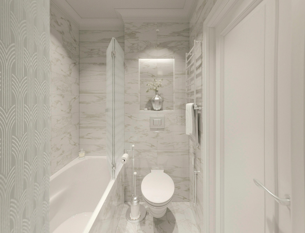 Детский санузел в квартиру в стиле американской классики