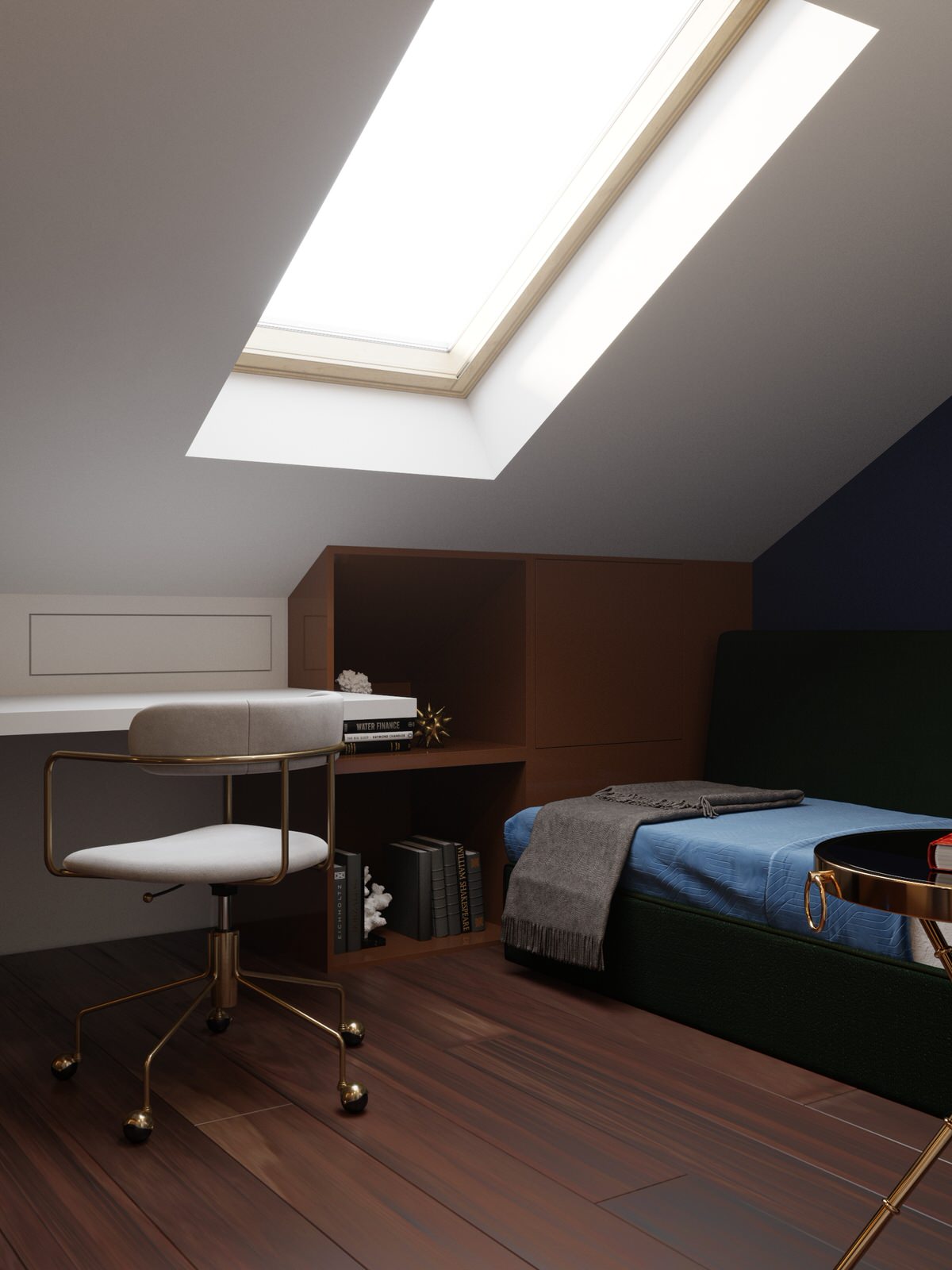 Проект двухуровневой квартиры с мансардой