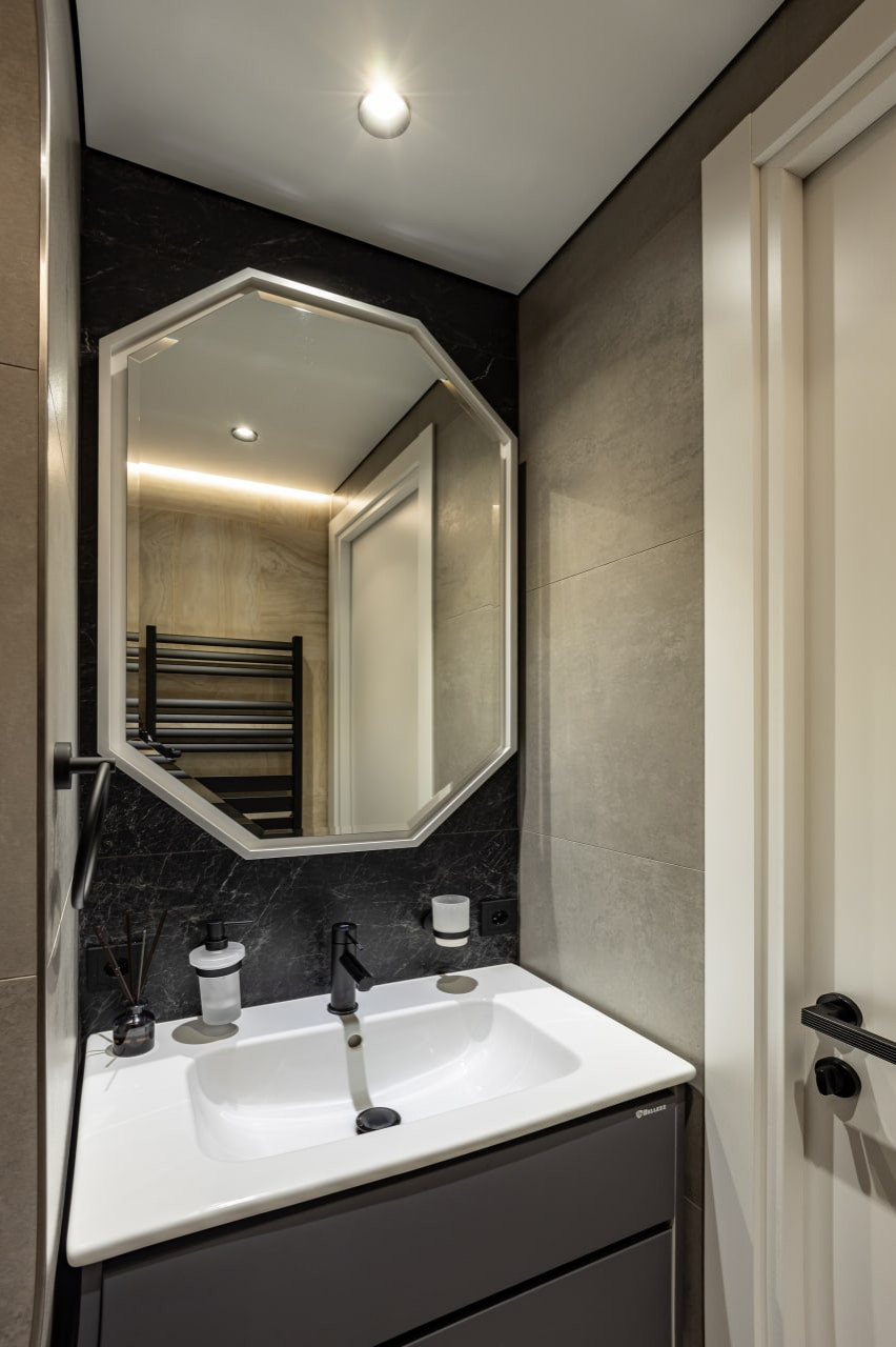 Квартира в серых тонах