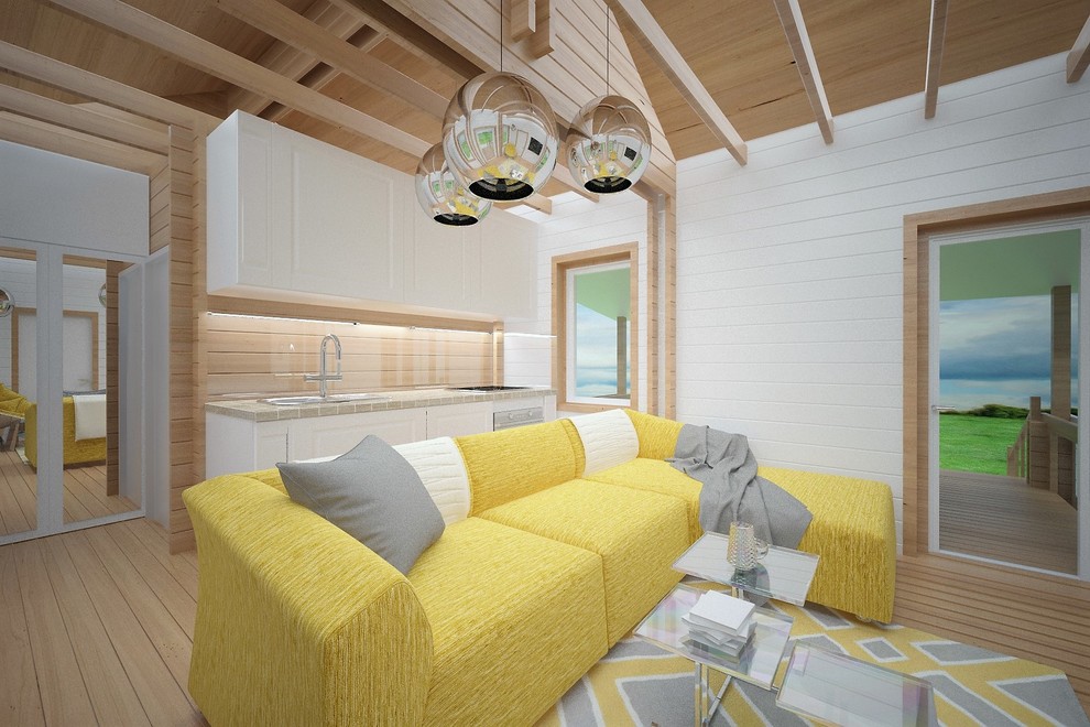 Одноэтажный дачный домик