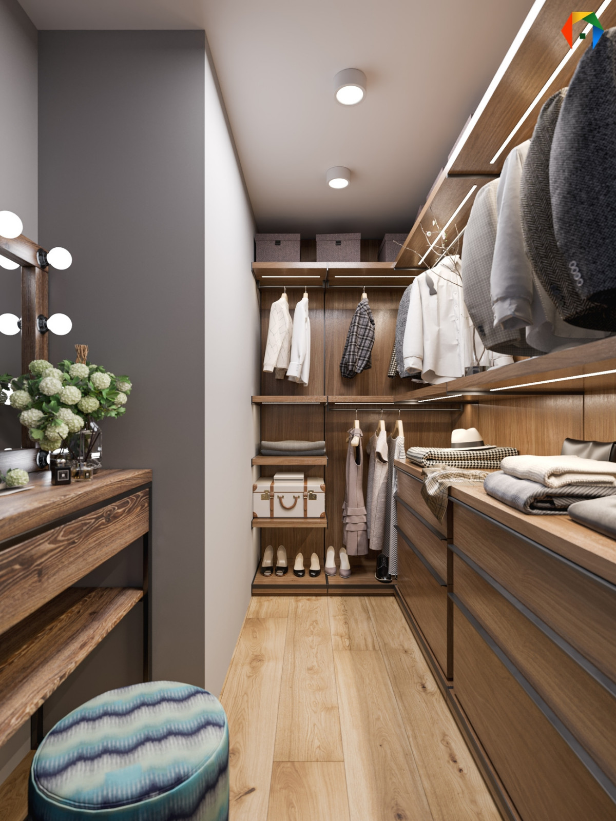 Золотой треугольник. Дизайн проект с преобладающим скандинавским стилем