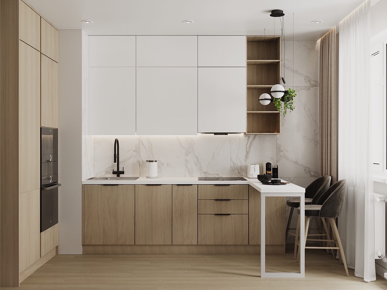 ЖК Lumin, 2 комнаты, 65 м²
