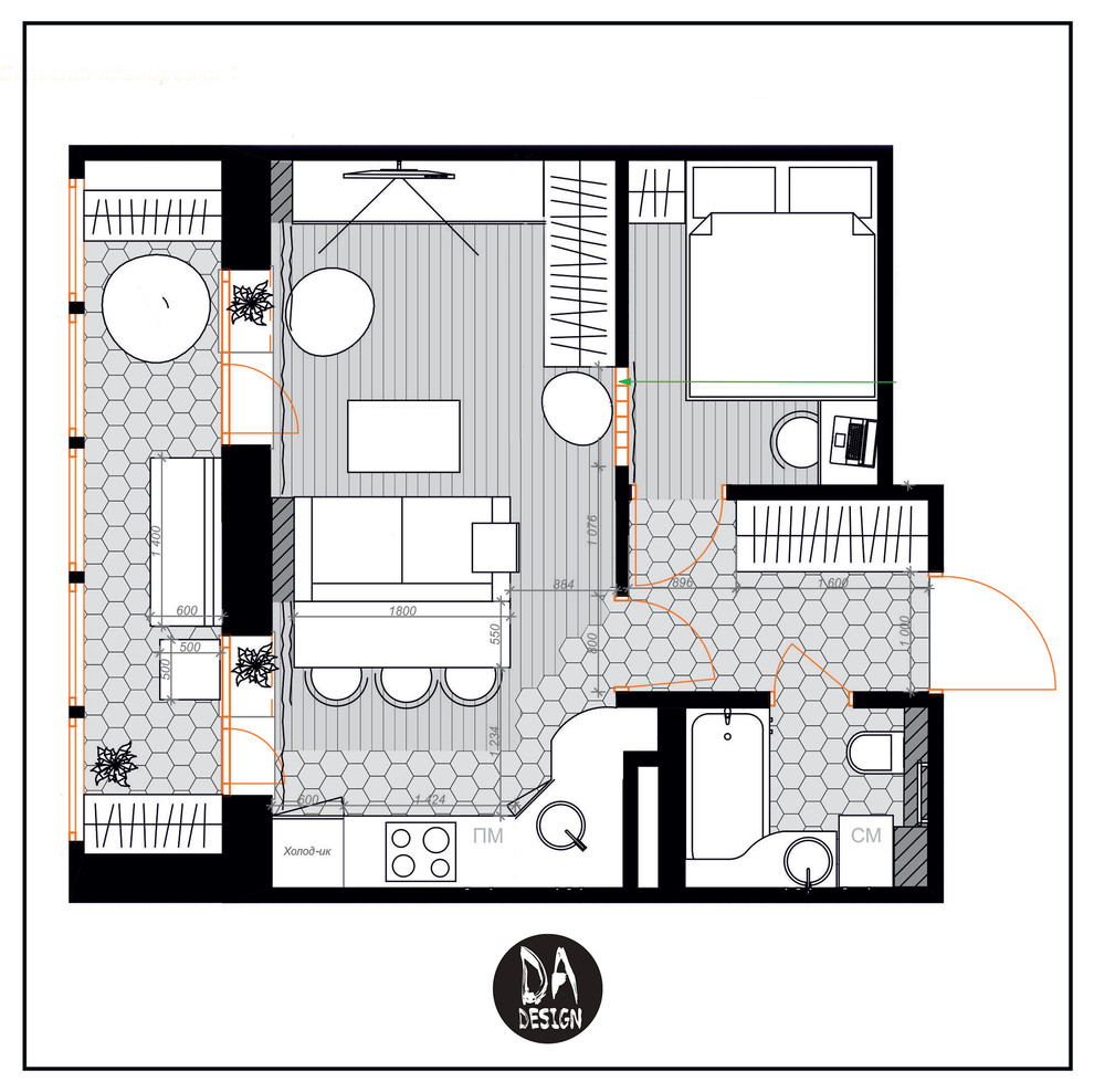 Квартира для мамы и сына.