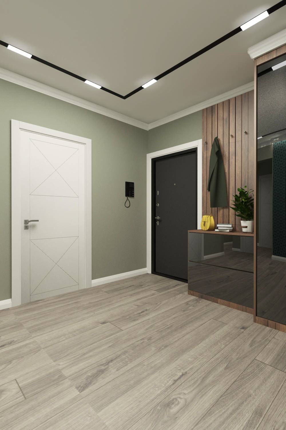 Трехкомнатная квартира в современном стиле в г. Новороссийск