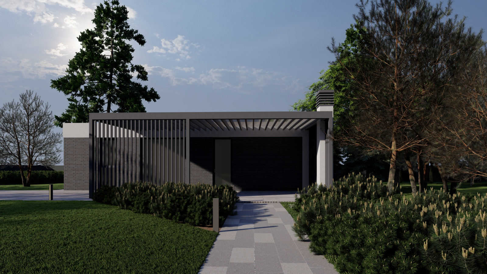 Обложка проекта: Modern house 150/185+50