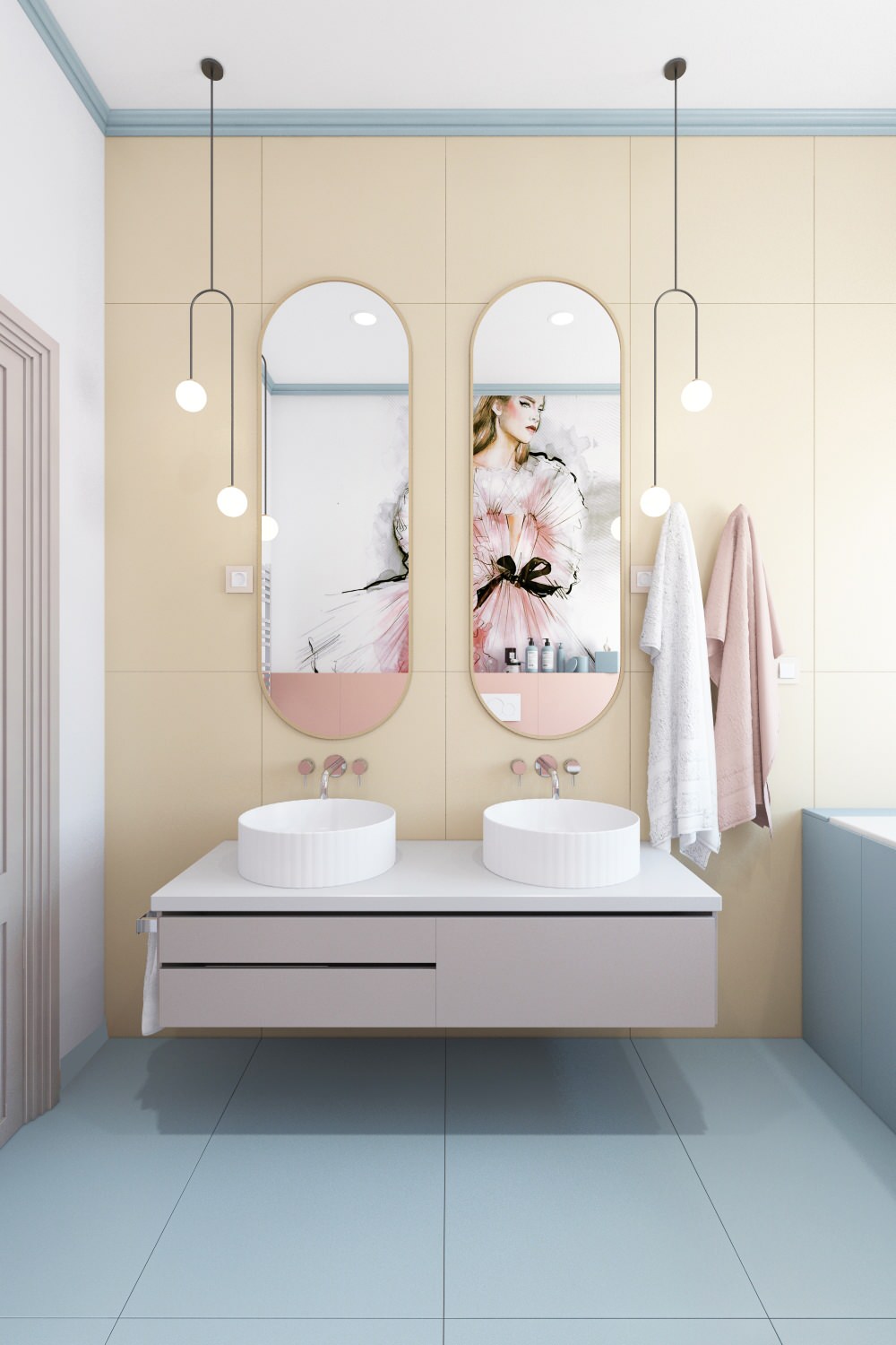 Ванна для девочки подростка